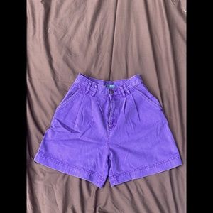 Liz Wear Petite Purple Shorts